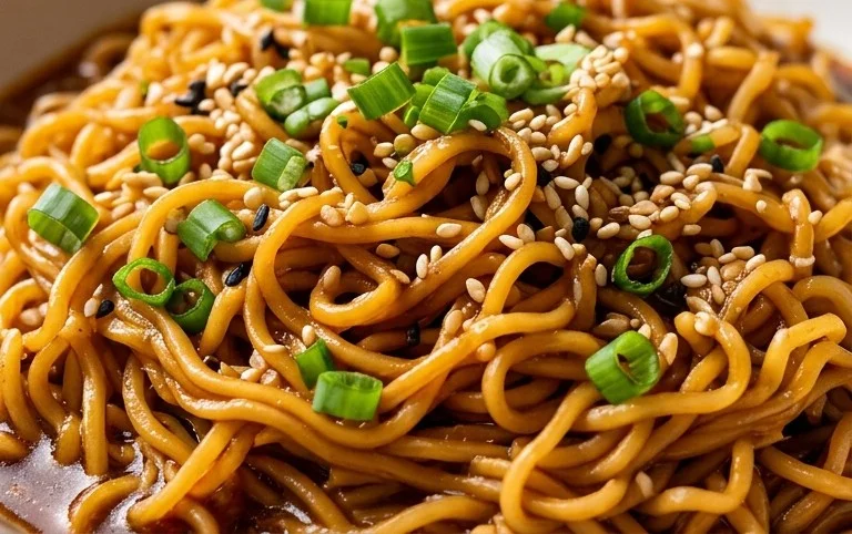 Easy Saucy Ramen Noodles