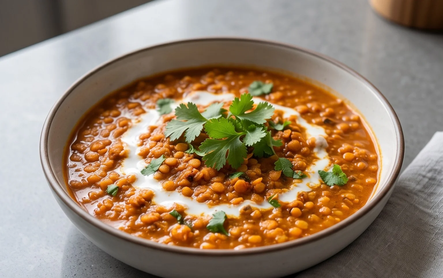 Spicy Red Lentil Curry