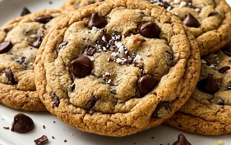 Crispy and Chewy Chocolate Chip Cookies