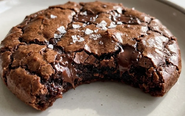 Salted Brownie Cookies