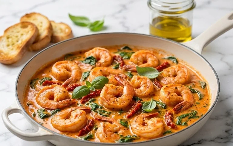 Tuscan Shrimp (One-Pan, 30-Minute Dinner)