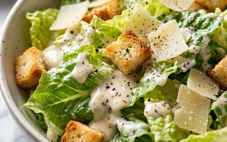 Caesar Salad Dressing (Classic, Creamy & 5 Minutes) 🥗