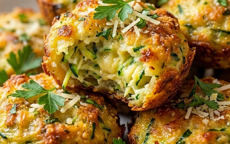 Zucchini Garlic Bites