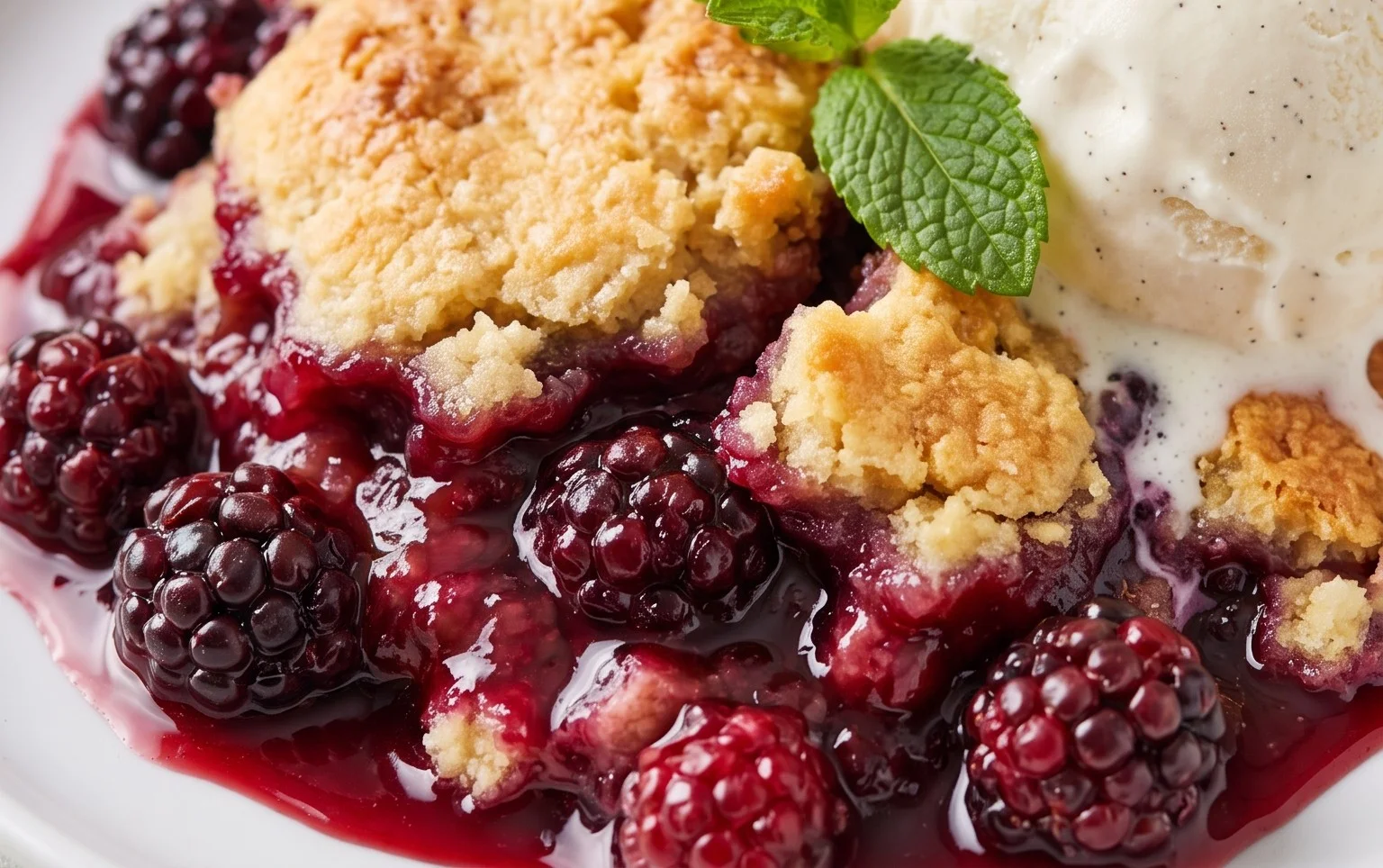 The Pioneer Women's Blackberry Cobbler