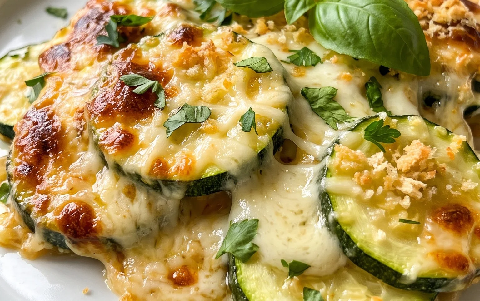 Baked Zucchini and Cheese