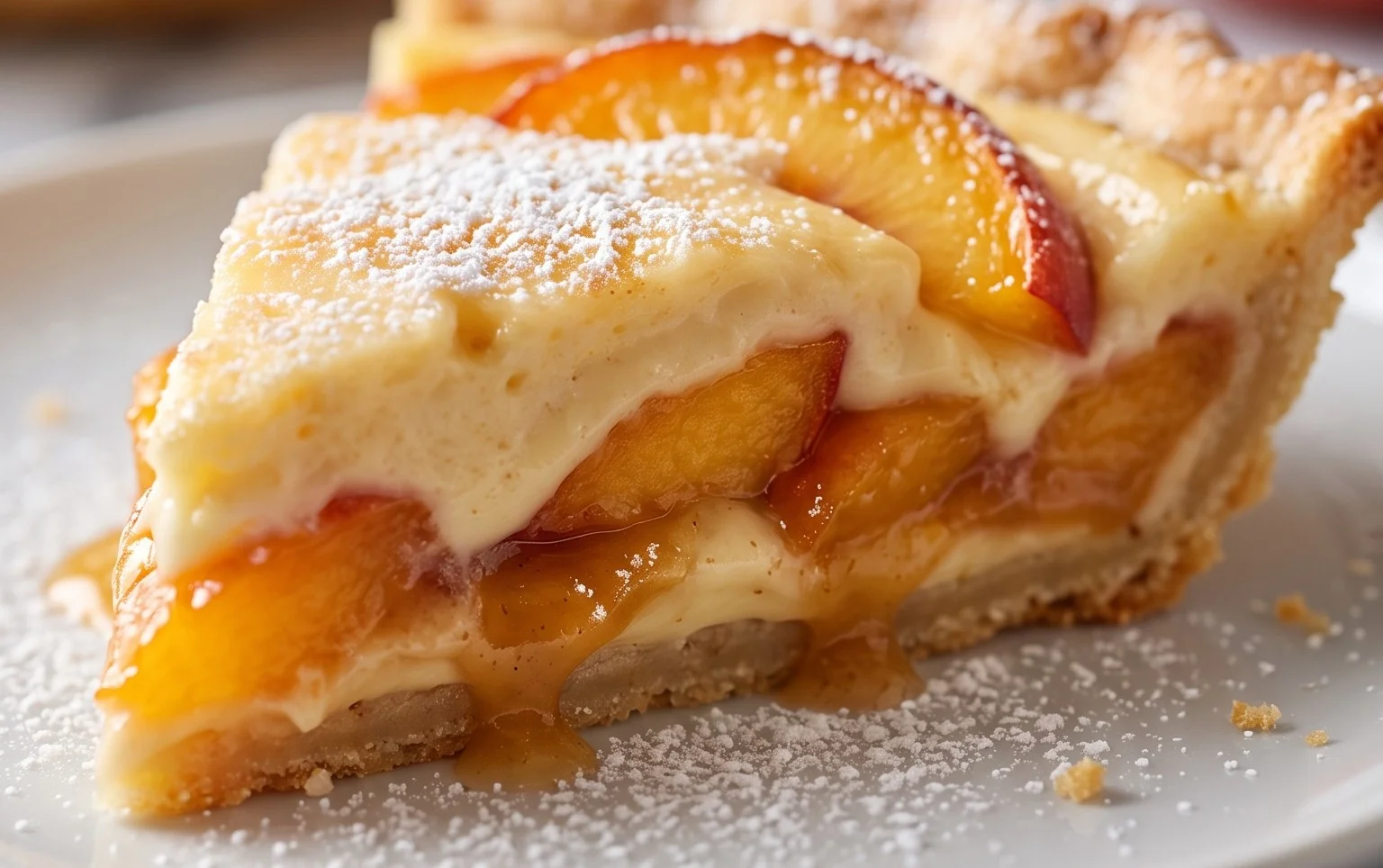 Peaches and Cream Pie