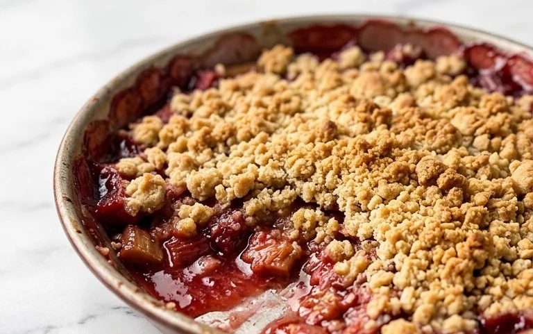 Easy Rhubarb Crisp