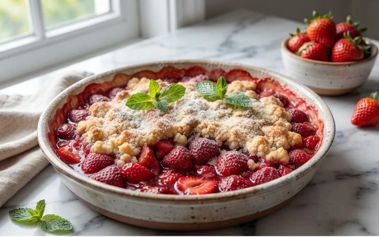 Strawberry Cobbler