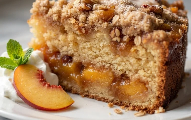 Peach Cobbler Pound Cake