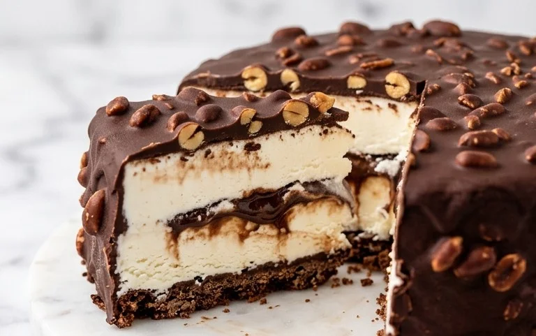 Buster Bar Ice Cream Cake
