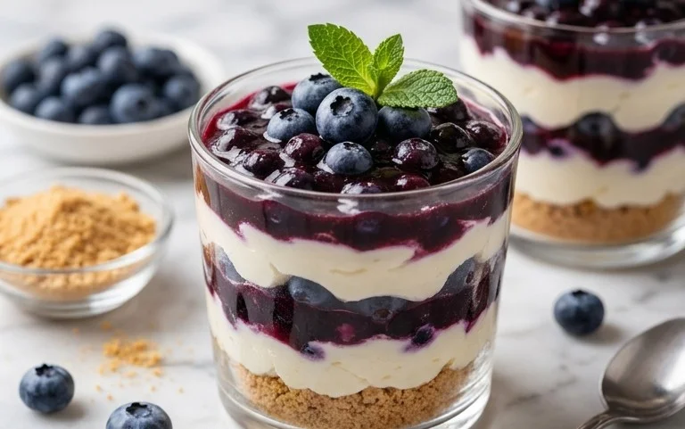 No-Bake Blueberry Yum Yum