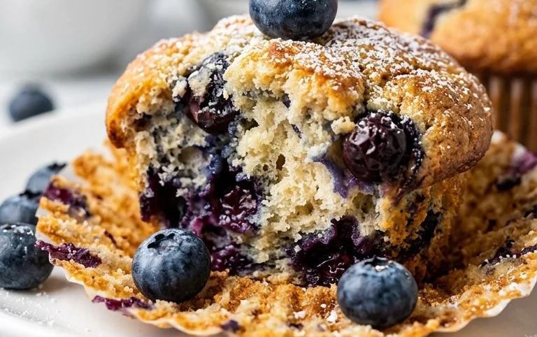 Homemade Blueberry Muffins