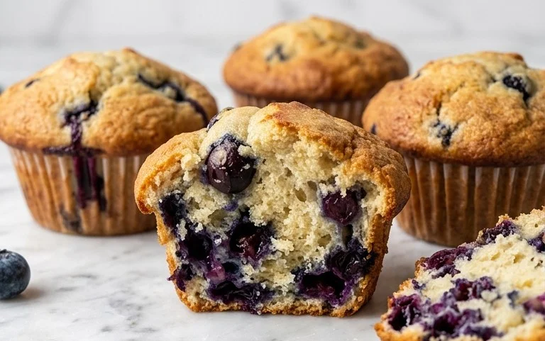 Homemade Blueberry Muffins