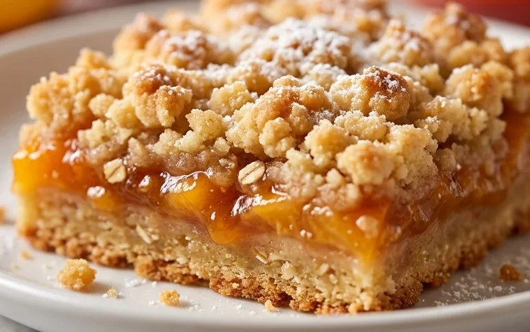 Fresh Peach Crum extractb Bars