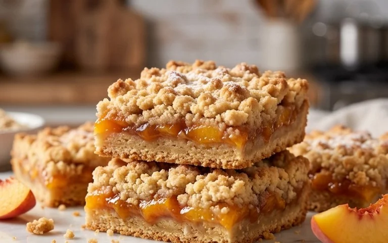 Fresh Peach Crum extractb Bars