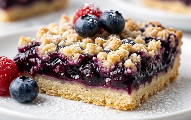 Easy Blueberry Pie Bars