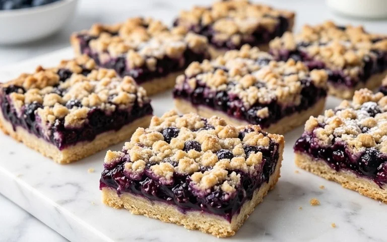 Easy Blueberry Pie Bars