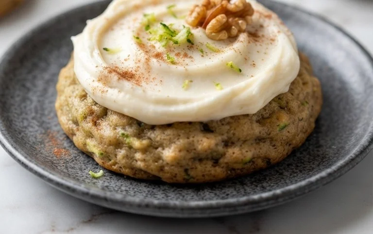 Zucchini Cookies with Cream Cheese Frosting