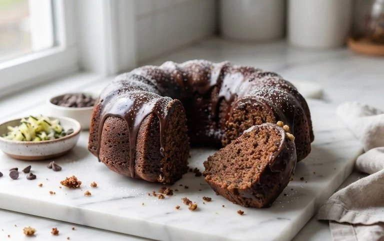 Chocolate Zucchini Bundt Cake 