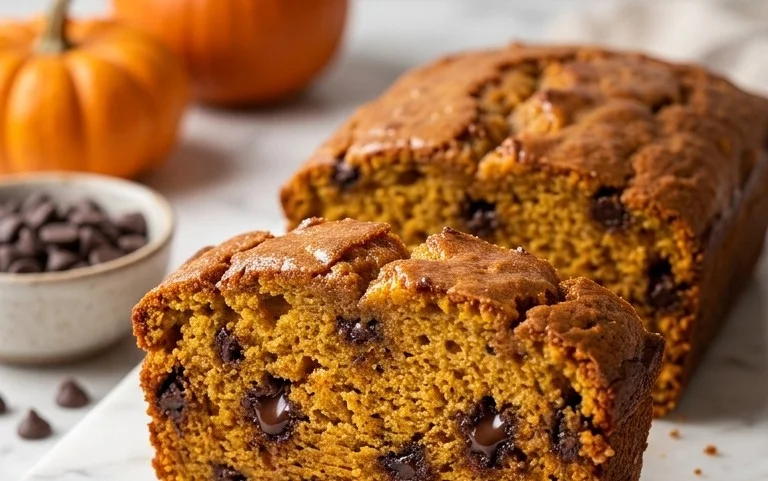 Pumpkin Chocolate Chip Bread