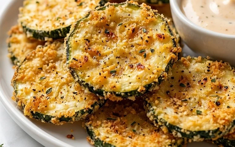 Crispy Baked Zucchini Chips