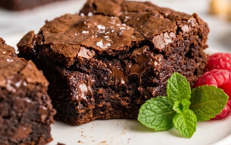 Flourless Chickpea Brownies (Vegan & Gluten Free)