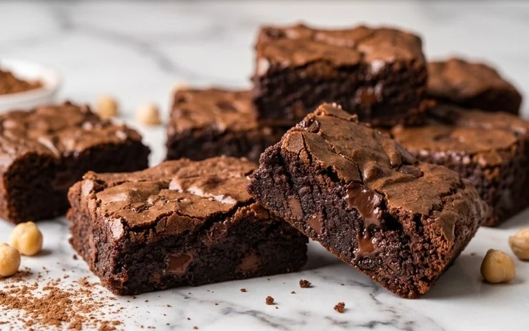 Flourless Chickpea Brownies (Vegan & Gluten Free)