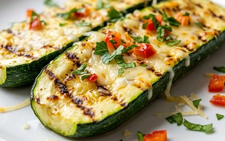 Grilled Zucchini with Parmesan